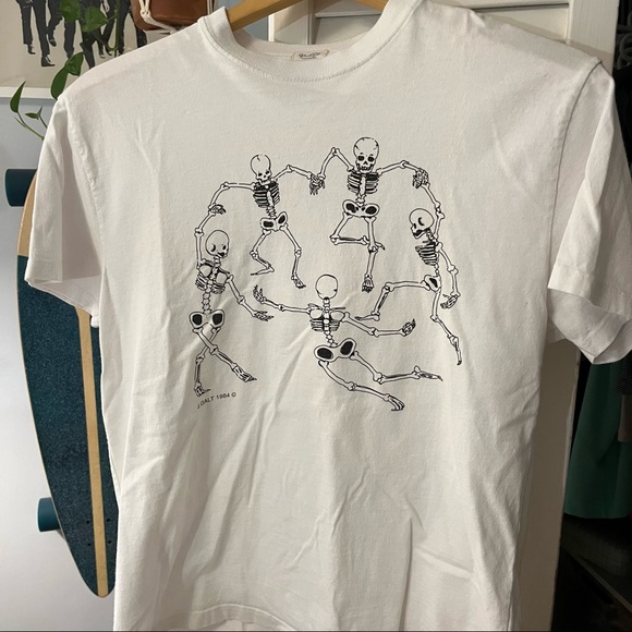Brandy Melville Tops - John Galt (Brandy Melville) Skeleton Tee